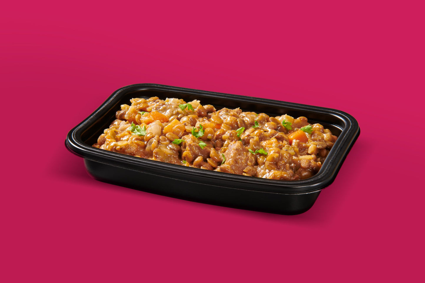 Miss Olive’s Lentil & Beef with Vegetables Ready Meal, Lower Sodium, Shelf Stable Heat & Eat Entrée in Hearty Sauce, 7 oz (Pack of 3)