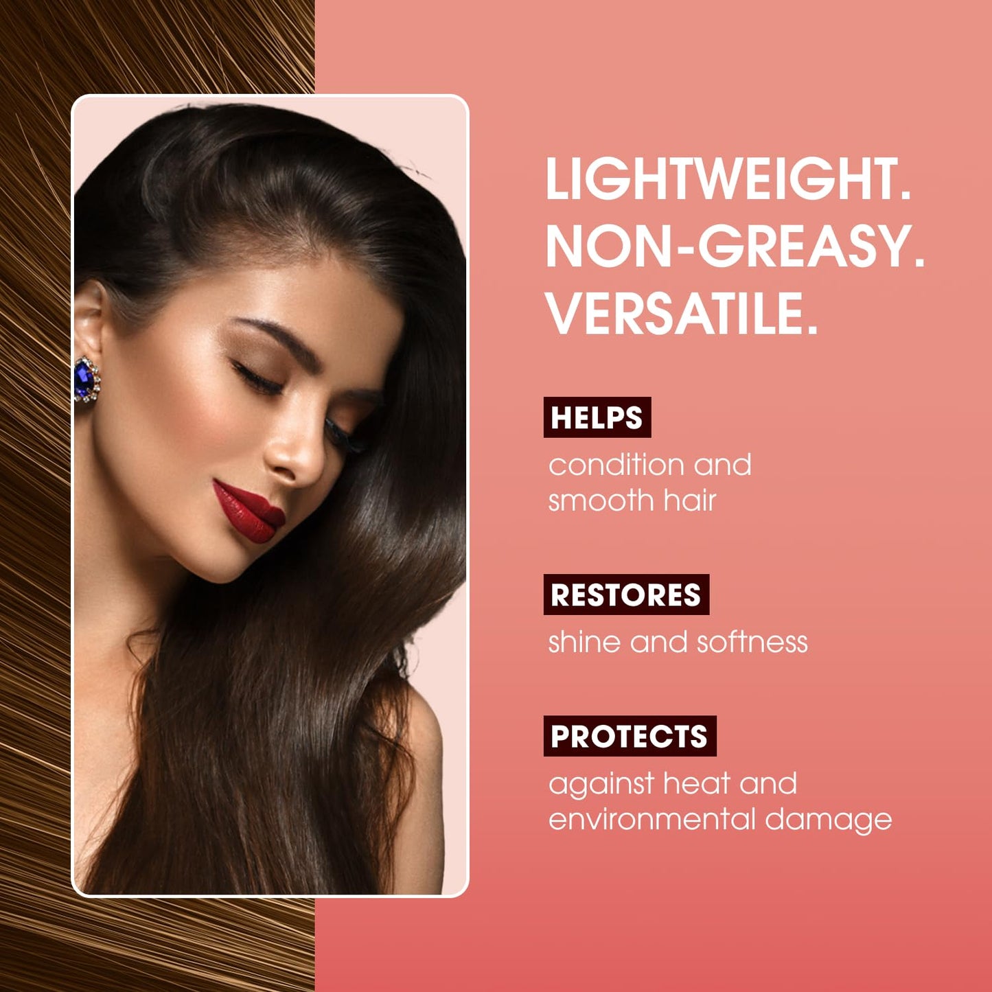 One n Only Argan Oil Hair Treatment - Lightweight & Hydrating Hair Oil for Natural, Wigs & Extensions - Shine Enhancing, Heat Protectant & Frizz Control (3.4 oz)