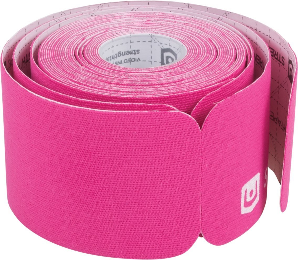 STRENGTHTAPE Unisex's Precut Roll, Pink, 5 m