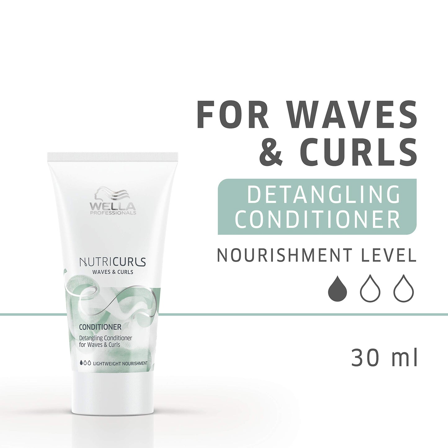 Wella Professionals Nutricurls Cleansing Conditioner for Waves Nourish and Define Wavy Hair