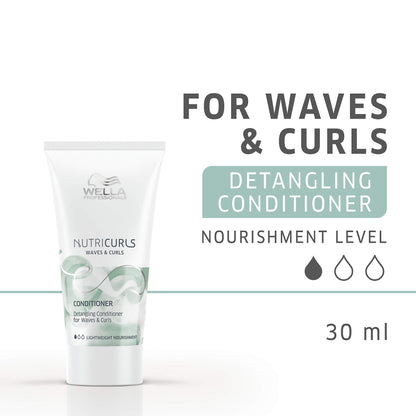 Wella Professionals Nutricurls Cleansing Conditioner for Waves Nourish and Define Wavy Hair