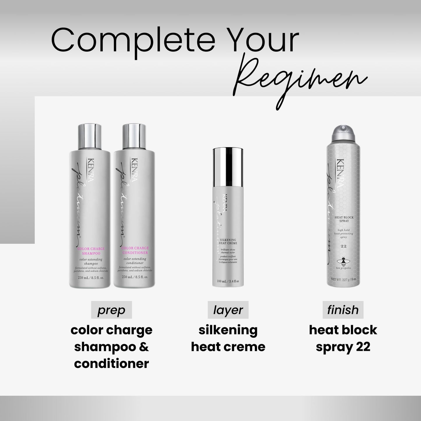 Kenra Platinum Heat Block Spray 22 | Heat Protecting Hairspray | High Hold For Ultimate Style Longevity | Clean Release From Hot Tools | All Hair Types