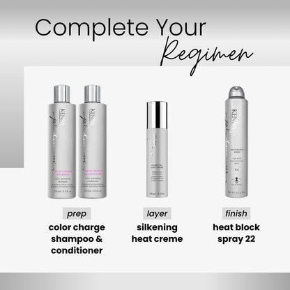 Kenra Platinum Heat Block Spray 22 | Heat Protecting Hairspray | High Hold For Ultimate Style Longevity | Clean Release From Hot Tools | All Hair Types