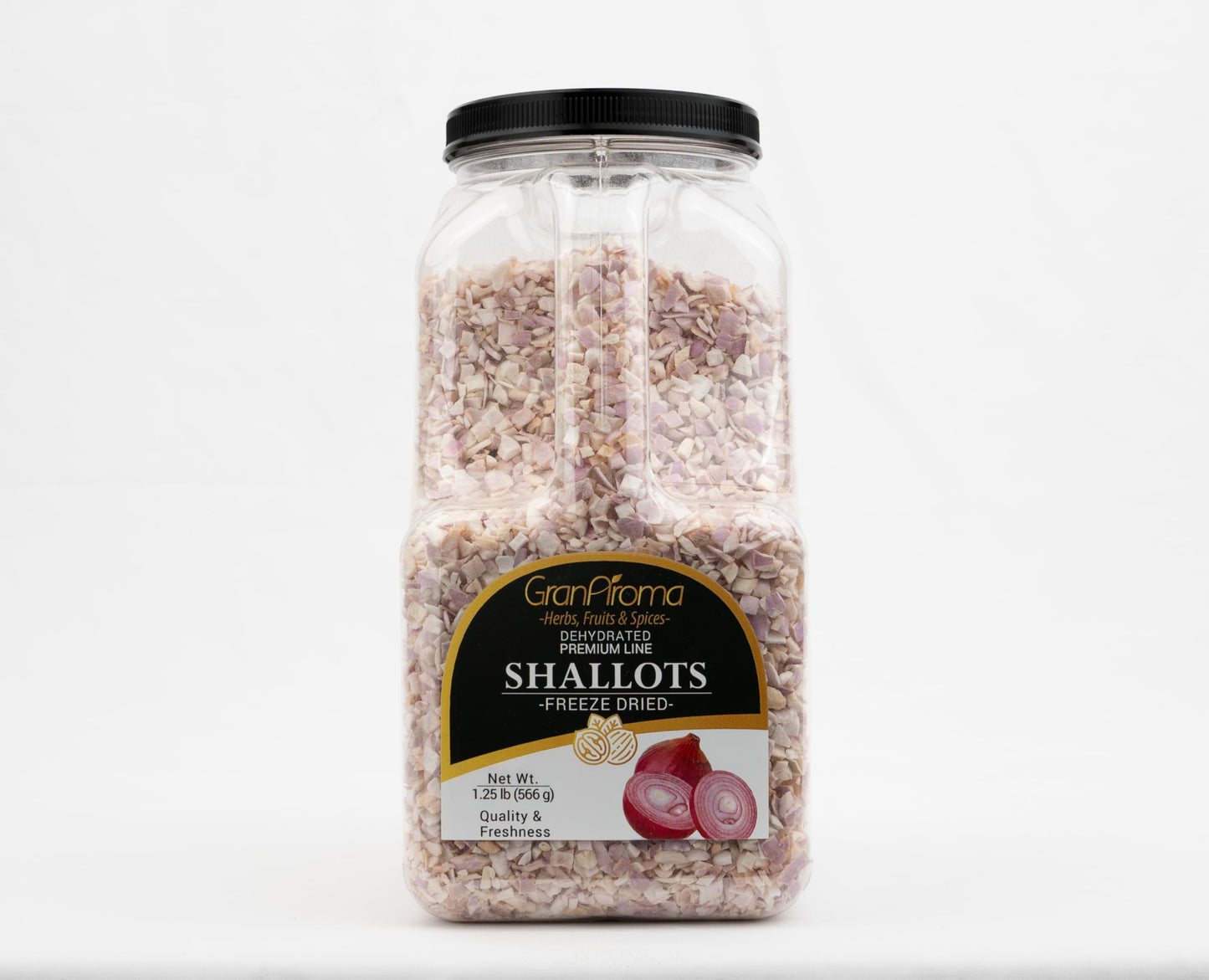 GranAroma Freeze Dried Shallots, Savory Flavor, Sauces & Soups, Versatile Ingredient (1.25 Pound)