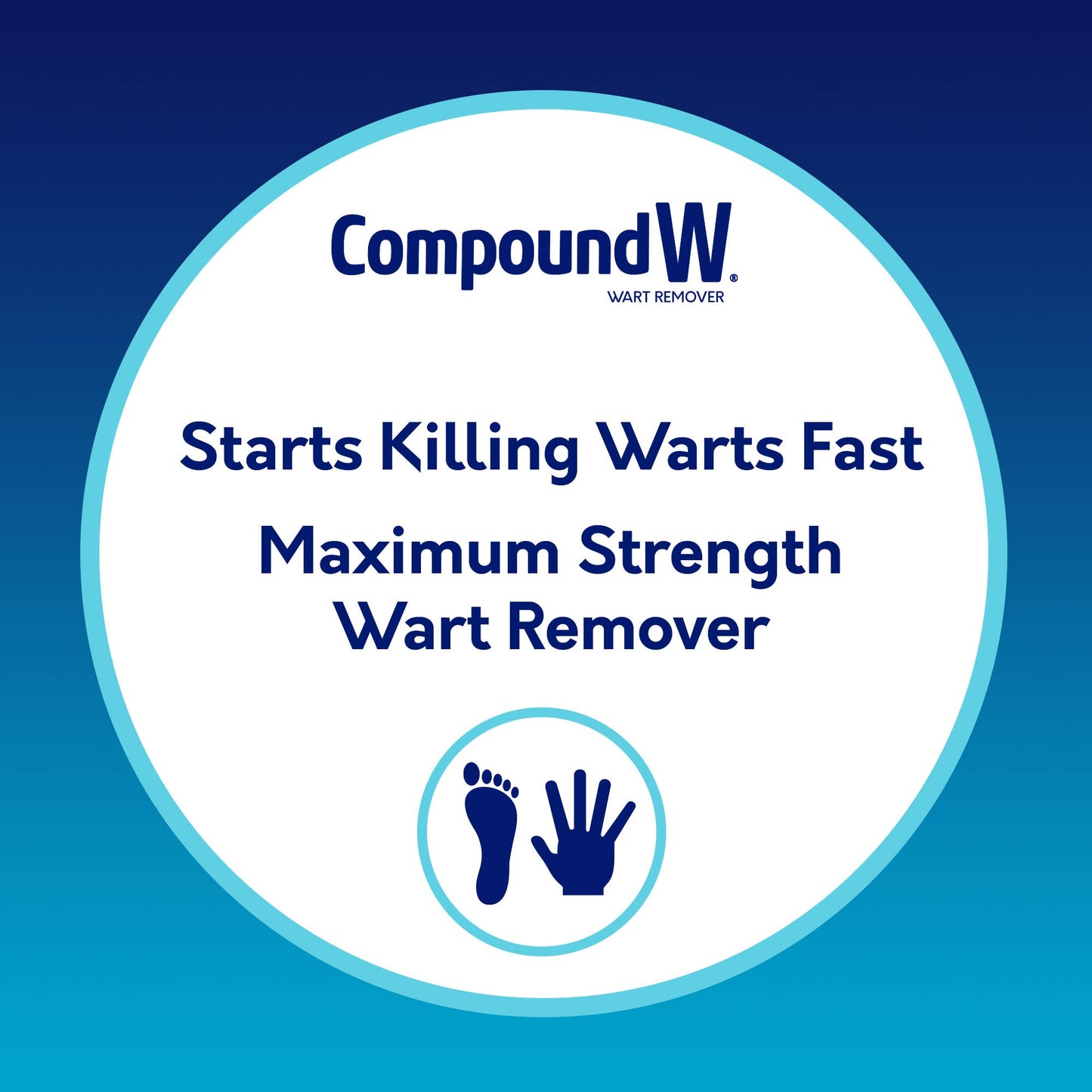 Compound W Wart Remover Maximum Strength One Step Pads with Salicylic Acid, 14 Medicated Pads