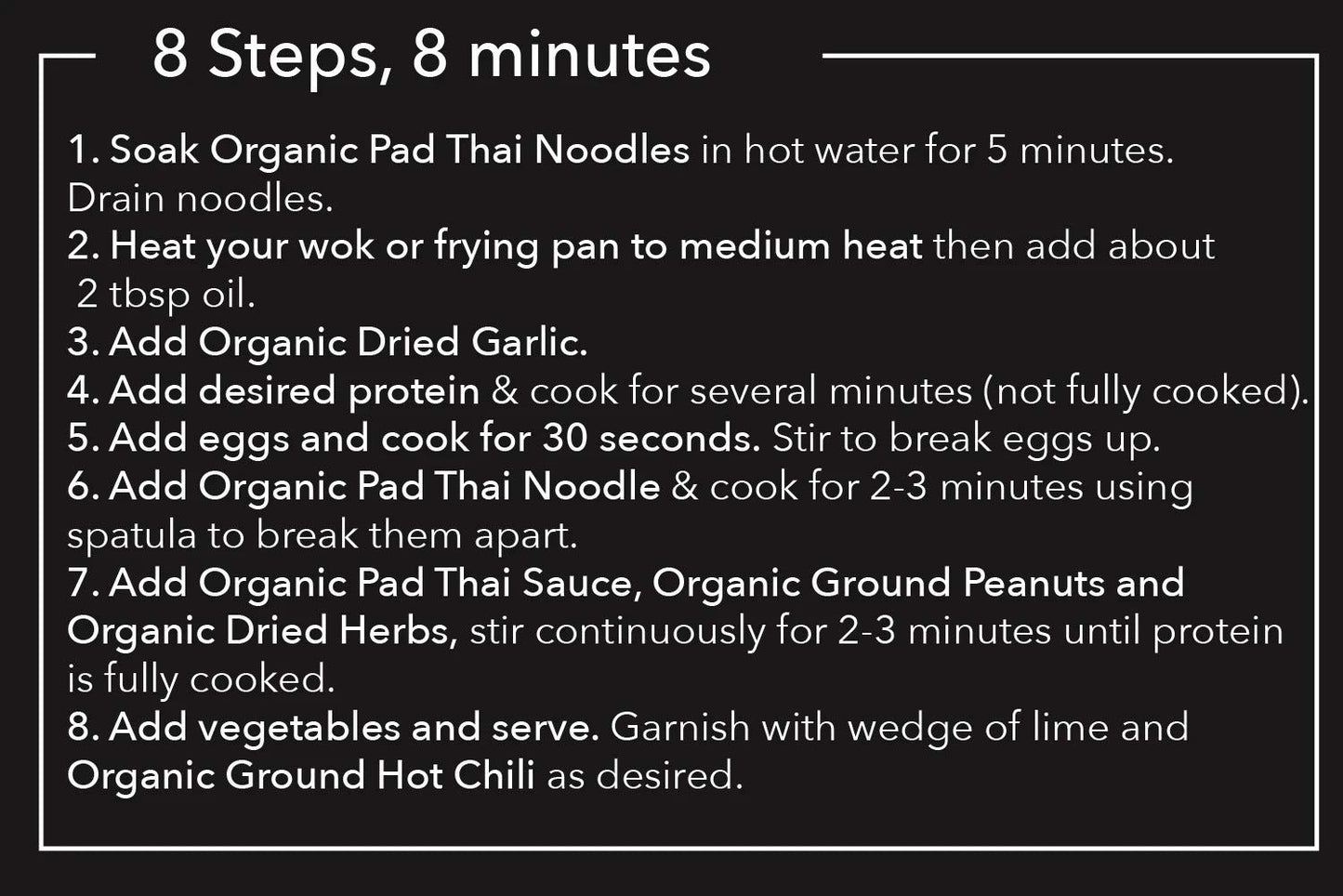 Verve Culture Thai for Two - Organic Pad Thai Noodles with Pad Thai Sauce | Authentic Thai Cooking Kit | Gluten-Free, Vegan