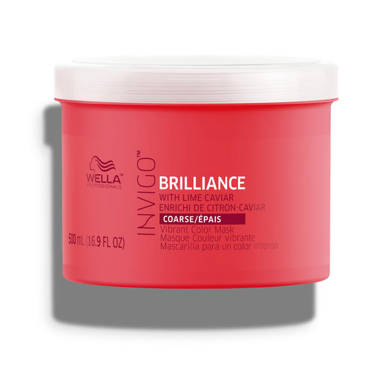Wella Professionals Invigo Brilliance Hair Mask for Coarse Colored Hair| Conditioning Treatment| Color Vibrancy Mask