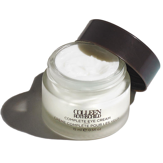 COLLEEN ROTHSCHILD Complete Eye Cream | Daily Restorative Cream Hydrates, Plumps, Firms & Combats Dark Circles | Improves Appearance of Fine Lines & Wrinkles (0.5 fl oz)