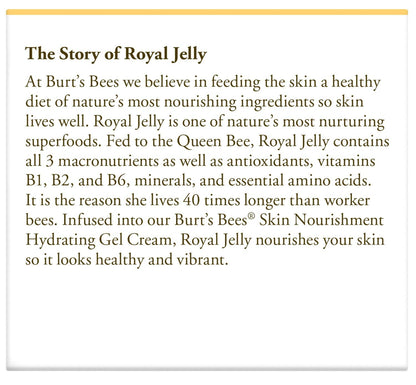 Burt's Bees Skin Nourishment Hydrating Gel Cream for Normal to Combination Skin, 1.8 Oz (Package May Vary)