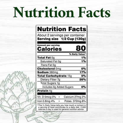 Roland Foods Medium Artichoke Bottoms, 13.75 Ounce Can, Pack of 6