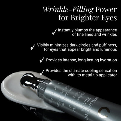 G.M. COLLIN Hyaluronic Filler Eye Contour | Revitalizing Anti-Aging Eye Cream for Visibly Reducing Wrinkles | With Hyaluronic Acid and Caffeine