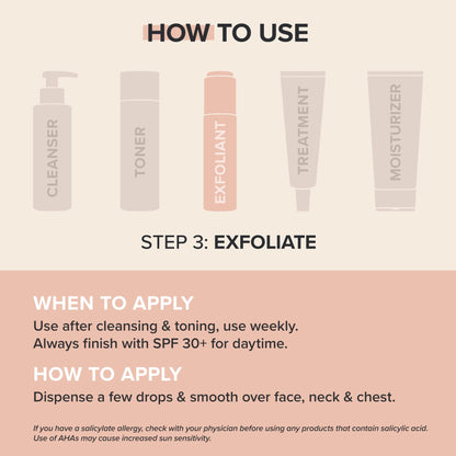 Paula's Choice RESIST Smoothing Treatment 10% AHA Face Exfoliator with Green Tea, Lactic, Glycolic & Malic Acids Liquid Exfoliant for Face, Anti-Aging for Normal to Dry Skin, Fragrance-Free, 1oz
