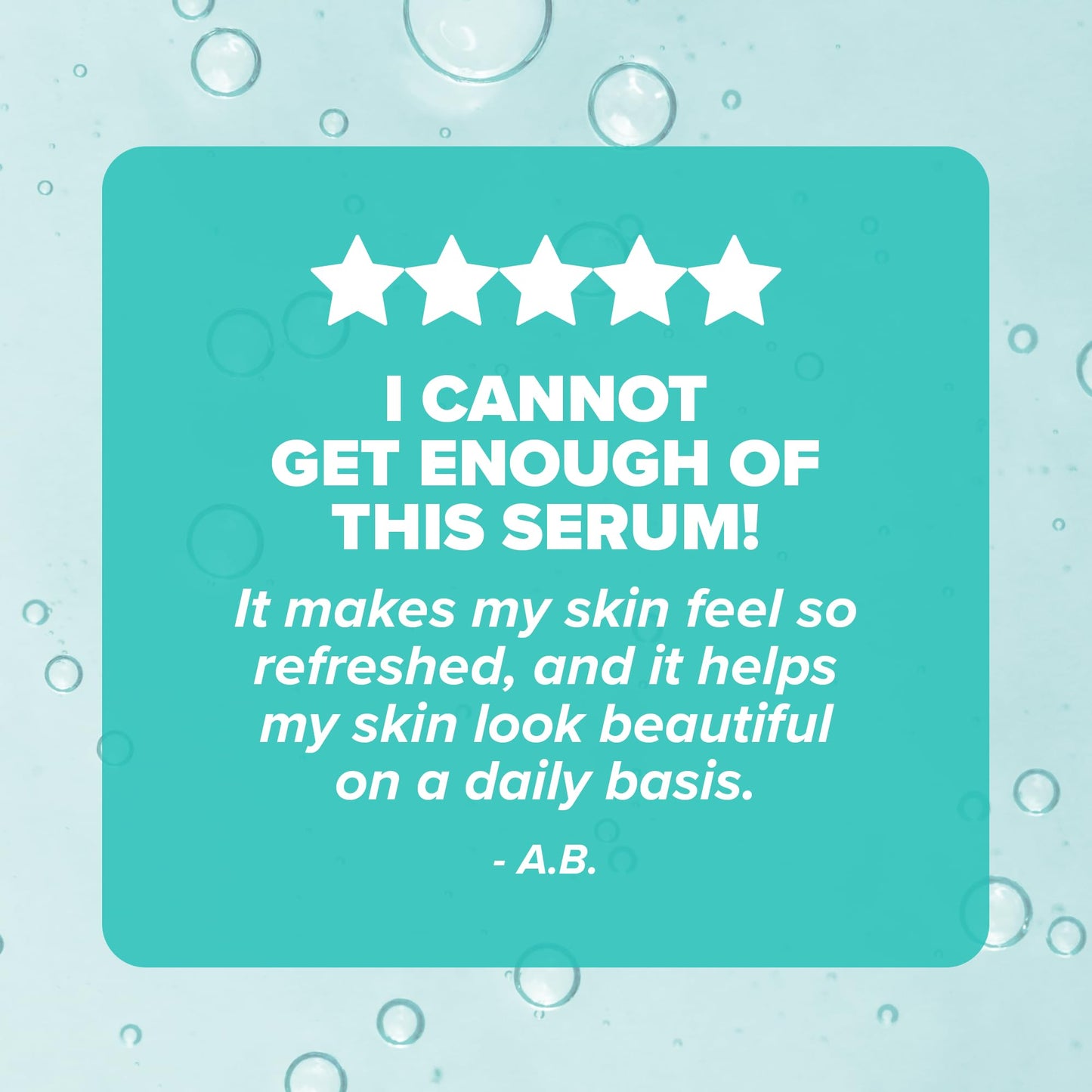 ClarityRx Daily Dose of Water Hyaluronic Acid Serum for Face, Daily Anti Aging Hydrating Serum Treatment for Dry, Dull Skin, Natural & Plant Based