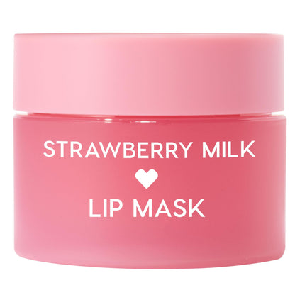 ColourPop Fresh Kiss Lip Mask - Leave-On Lip Moisturizer & Overnight Treatment - Replenishes Dry Lips with Shea Butter & Vitamin E - Strawberry Milk (0.28 oz)