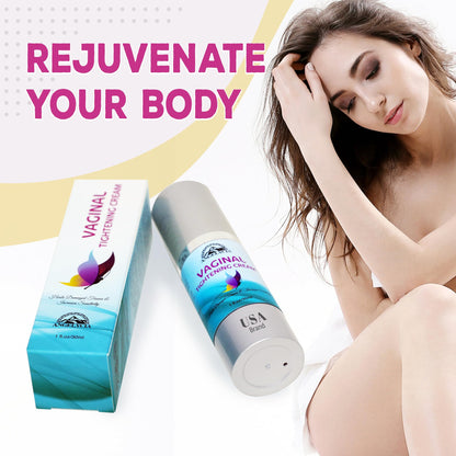 ANGELYCIA Vaginal Tightening Cream, Coochie Tightener, Yoni Moisturizer, Improves Women's Vagina Health, Fast-Acting Tightener, Increases Sensitivity, Easy to Apply, 1 fl oz