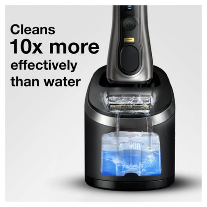 Braun Clean & Renew Refill Cartridges CCR, Replacement Shaver Cleaner Liquid Solution for Clean&Charge System, Pack of 4