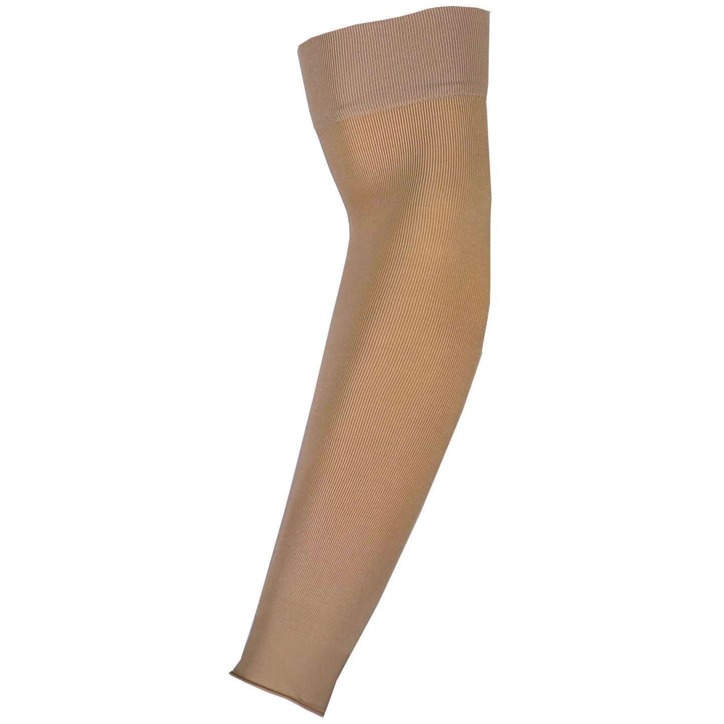 Truform Lymphedema Compression Arm Sleeve, 20-30 mmHg Post Mastectomy Support, Beige, Large