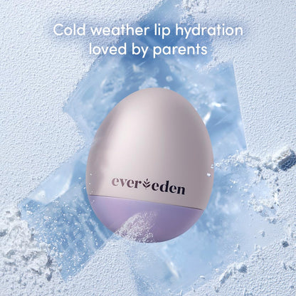 Evereden Super Rich Hydrating Lip Balm for Kids: Clean & Vegan Soothing & Nourishing Lip Balm Stick for Harsh, Cold Climates - With Chaga Mushroom and Ceramides