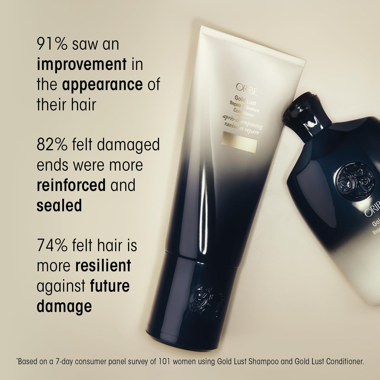 Oribe Gold Lust Repair & Restore Conditioner | Repairing Conditioner for Dry or Damaged Hair | Restores Moisture, Strength, and Softness for Healthier Hair | Liter Refill