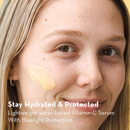Sonage C Shield Smart Serum: Hyaluronic Acid & Vitamin C | Brightens, Shields from Blue Light, Fades Dark Spots