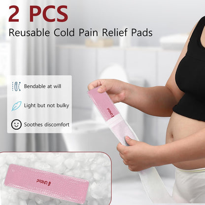 UHdod Postpartum Essentials Recovery Kit, Postpartum Kit for Women After Birth Labor Delivery Care, Disposable Underwear Cold Pads Cooling Foam Peri Bottle Nursing Pads Breast Ice Packs
