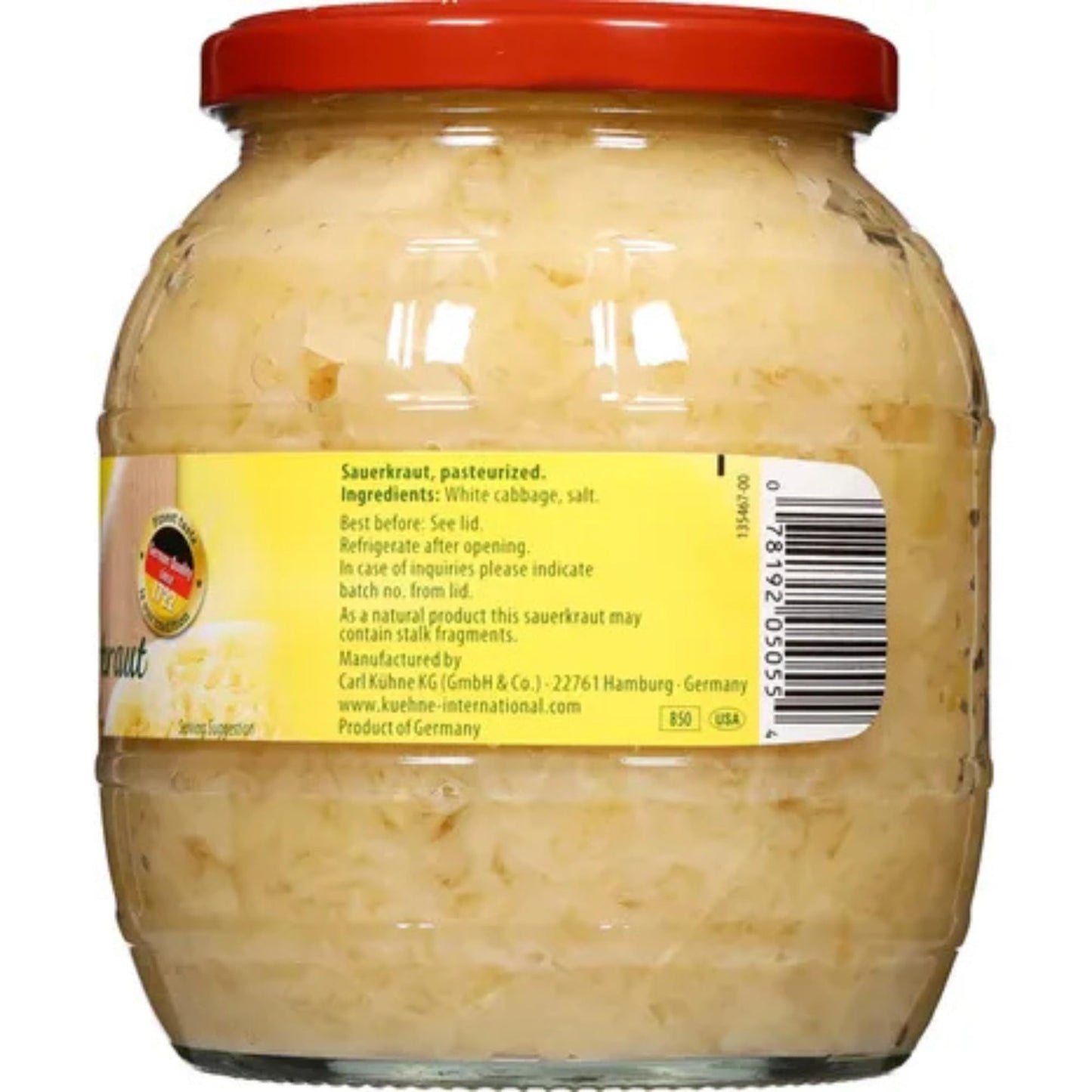 Kuehne former Gundelsheim Barrel Sauerkraut (1.8 pound)