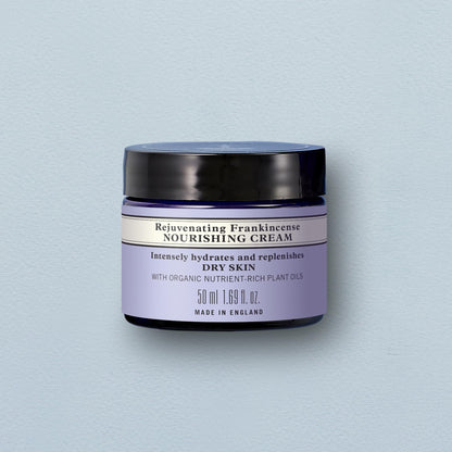 Neal's Yard Remedies Frankincense Nourishing Cream, Hydrate, Rebalance & Replenish Dry Skin, Vegan & Cruelty-Free, 1.76 oz.