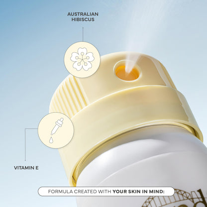 Bondi Sands Sunny Spritz SPF 60 Face Mist, Nourishing + Hydrating Broad Spectrum Sunscreen, Oil-Free, Dermatologist-Approved, Water-Resistant, 2.11 Oz