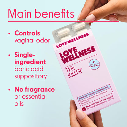Love Wellness pH Balancing Cleanser & The Killer | Feminine Balance Duo | Supports Balanced pH, Intimate Health & Hygiene