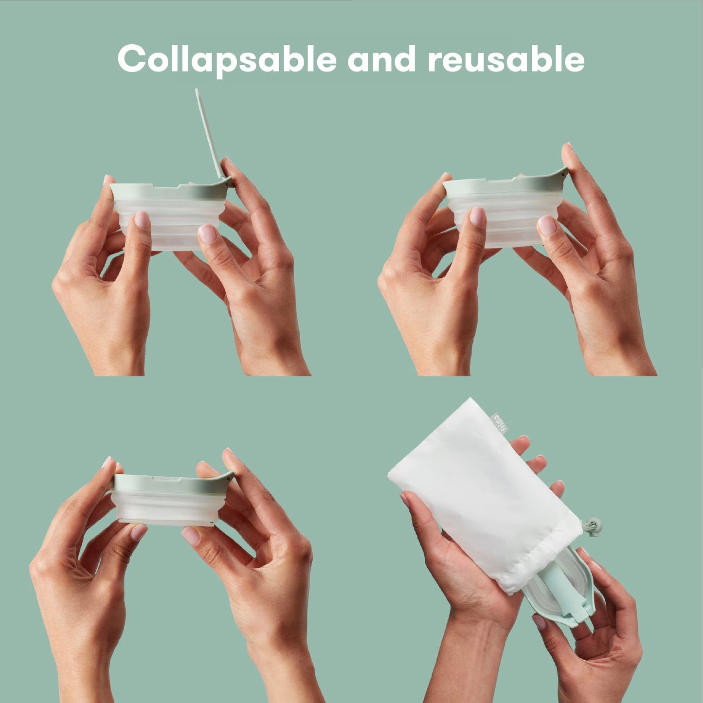 Frida Fertility No-Mess Pee Cup, Reusable Urine Cup for Pregnancy Tests, Ovulation Tests, & Fertility Tests, Family Planning Essentials Sample Containers (1 Cup & Storage Bag)