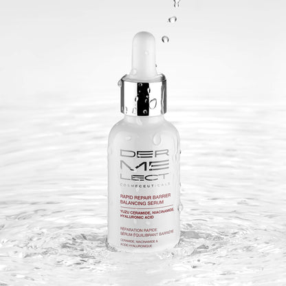 Dermelect Cosmeceuticals Rapid Repair Barrier Balancing Serum – Super-Hydrating Treatment with Niacinamide, Hyaluronic Acid, Prebiotics, & Antioxidants for Smooth, Radiant Skin 1.0 oz