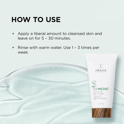 IMAGE Skincare, ORMEDIC Balancing Gel Masque, Helps to Refresh Dry, Tired-Looking Facial Skin, Made with Organic Aloe Vera and Botanical Extracts, 2 fl oz