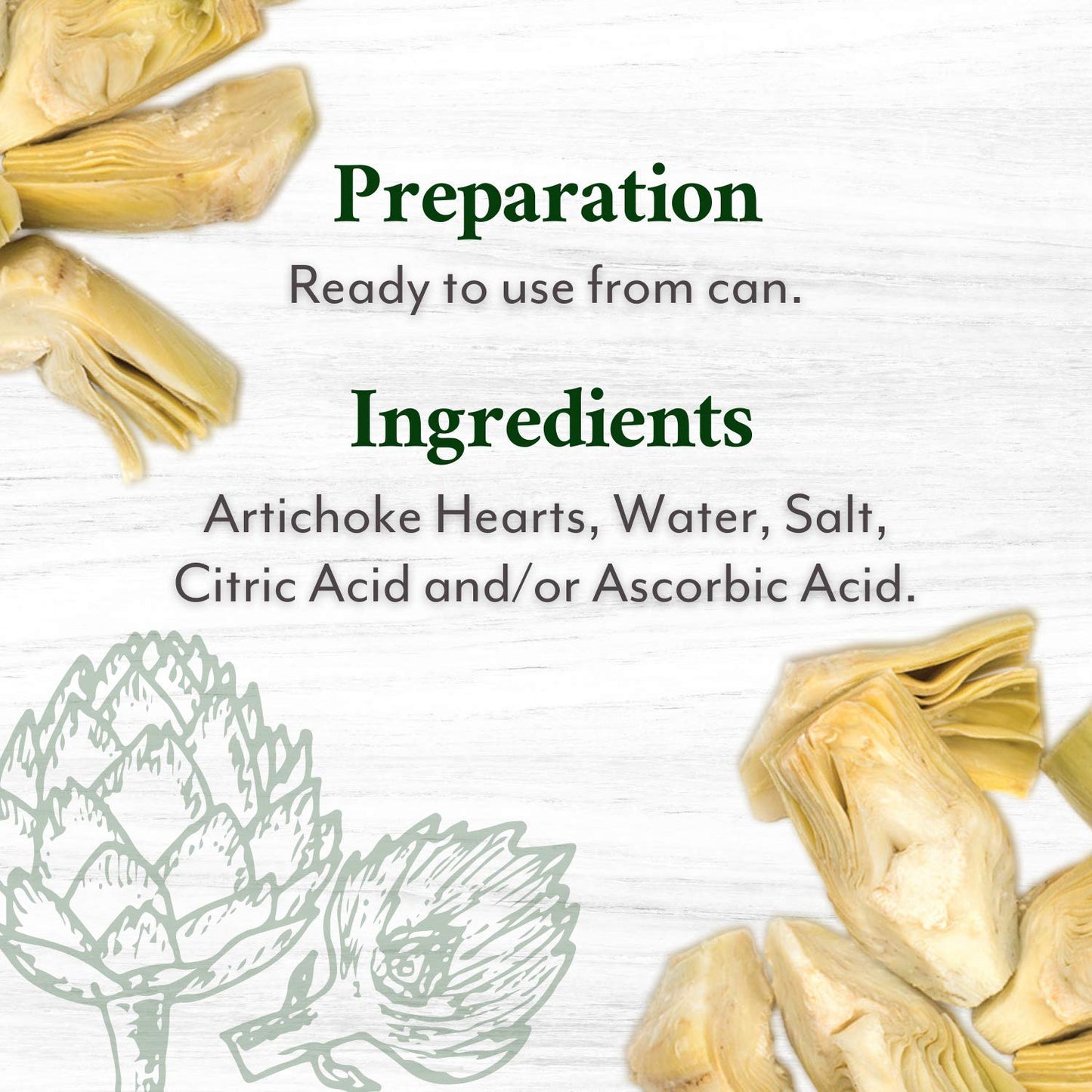 Roland Foods Quartered Artichoke Hearts, 5 Pound 8 Ounce Can, Pack of 2