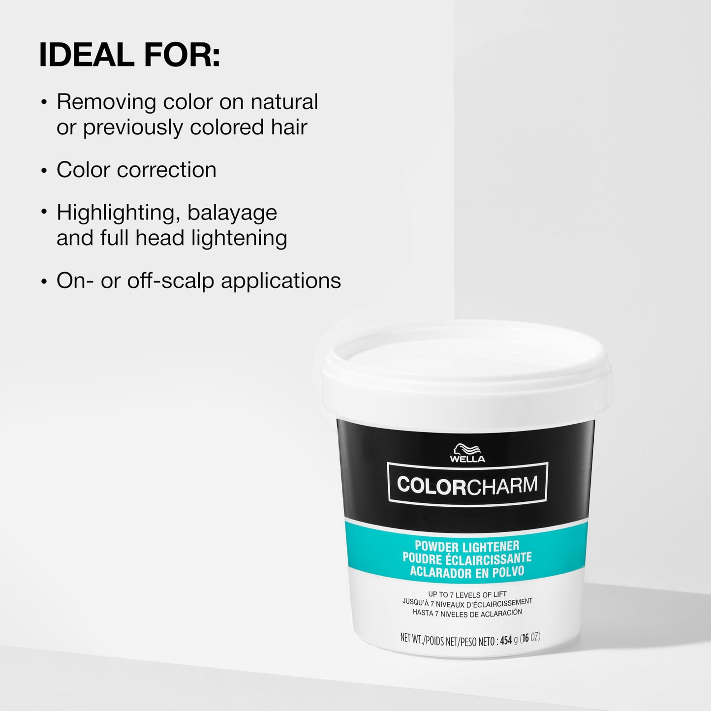 COLORCHARM Powder Hair Lightener | Up to 7 Levels of Lift | Dust Free | Packaging May Vary
