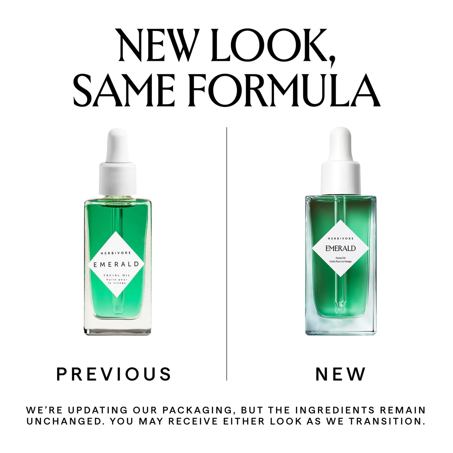 HERBIVORE Emerald Facial Oil | Calming & Soothing for Stressed Skin | Deeply Hydrating with Squalane & Ashwagandha, Safe for Blemish Prone Skin, Vegan