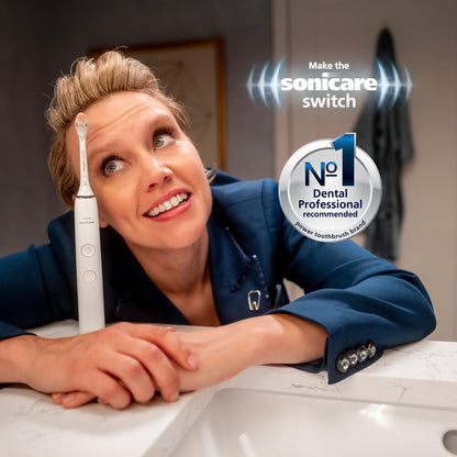 Philips Sonicare ProtectiveClean 6500 Rechargeable Electric Toothbrush, with Pressure Sensor, 3 Cleaning Modes, SmarTimer and QuadPacer, 14-Day Battery Life, Charging Travel Case, Pink, HX6462/06