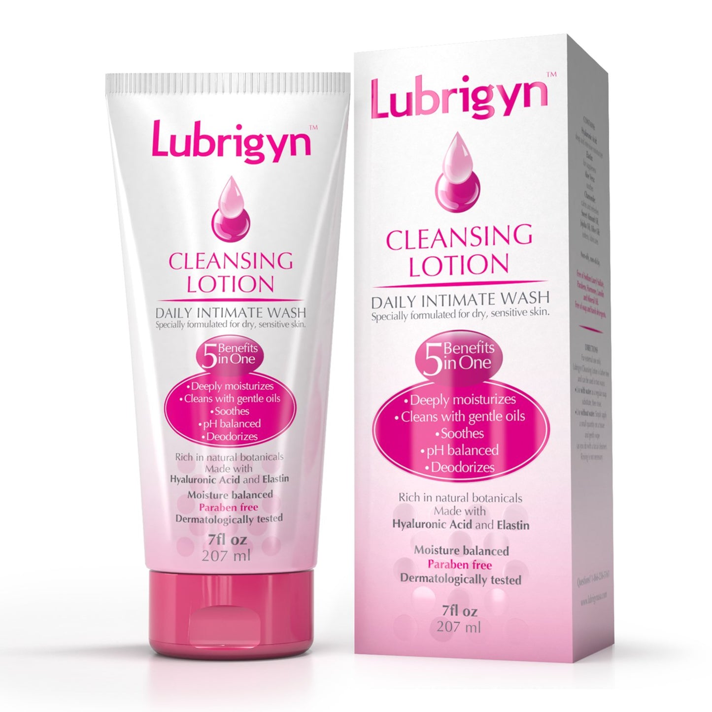 Lubrigyn Cleansing Lotion, Moisturizing and Replenishing Daily Feminine Wash Cream for Feminine Care, Fusion of Natural Oil-Based Moisturizing Intimate Lubricant Bundle
