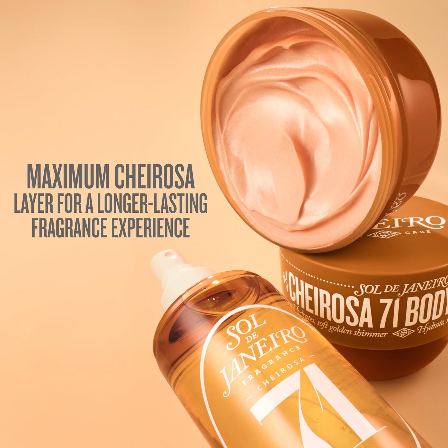 Sol de Janeiro Limited Edition Cheirosa 71 Shimmering Body Cream | 8.1 fl oz/ 240ml | Vanilla Body Cream