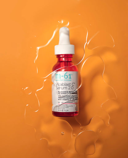 m-61 Vitablast C Serum 2.0 | Lightweight 15% Vitamin C Serum Plus Vitamin E and Gallic Acid. Oil-Free, Lightweight, Dermatologist & Allergy Tested. For All Skin Types - 1 Fl Oz