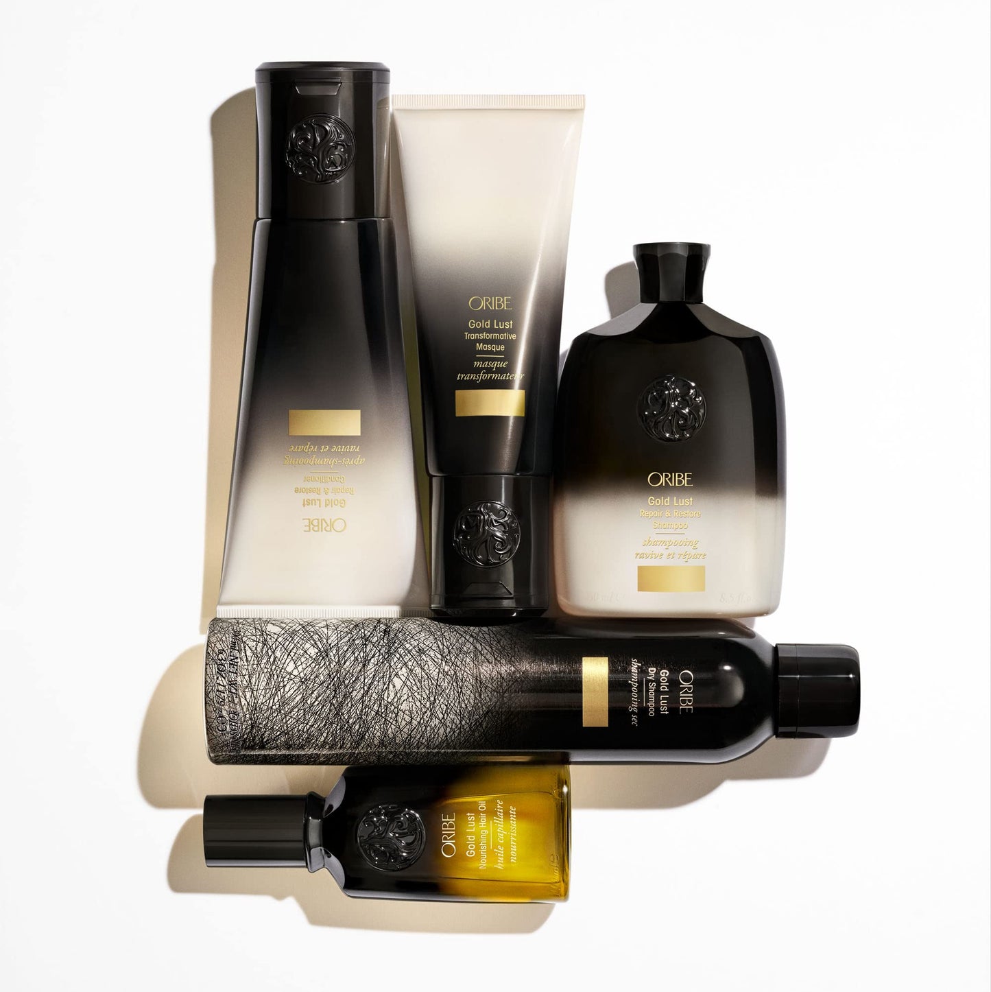 Oribe Gold Lust Transformative Hair Mask - Deep Conditioning Treatment Mask for Dry & Damaged Hair - Strengthens & Repairs Damage - Softens, Smooths & Adds Shine - Travel Size - 1.7 oz