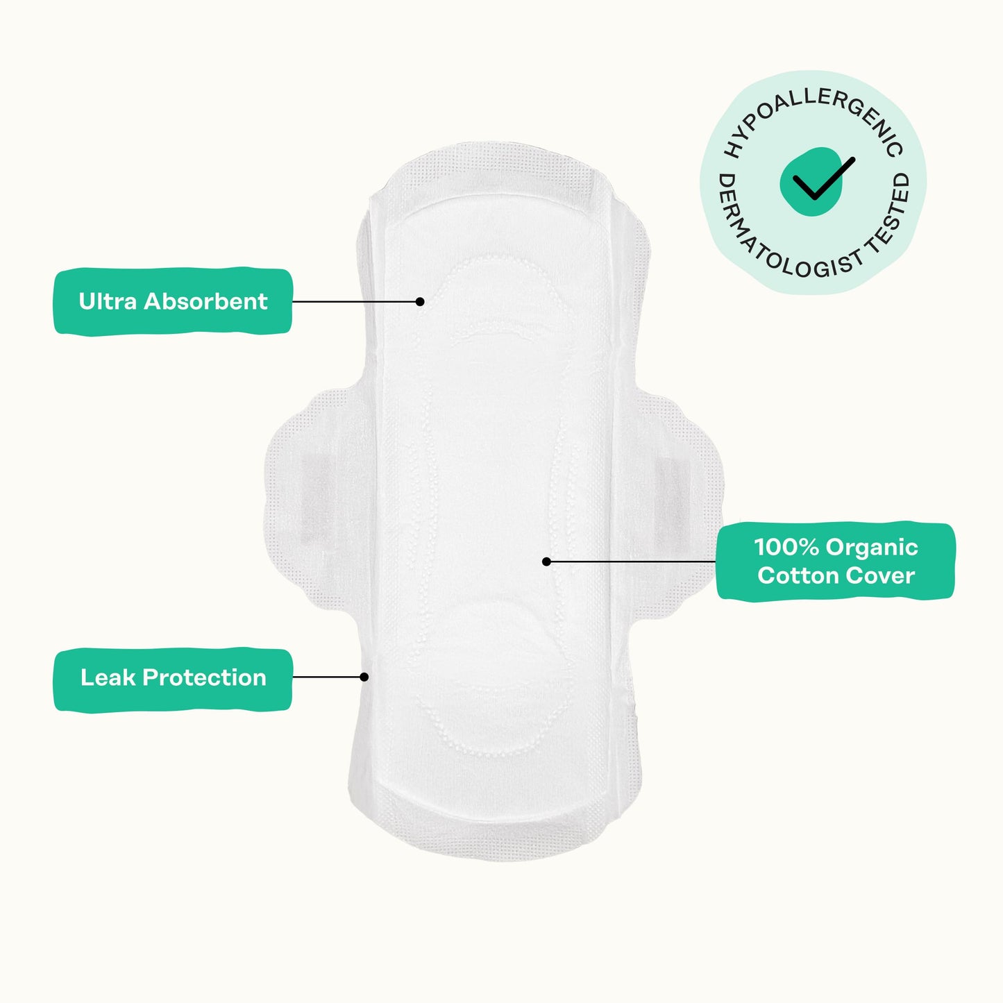 The Honey Pot Company - Herbal Panty Liners for Women - Organic Incontinence w/Wings - Infused w/Essential Oils for Cooling Effect - Postpartum Essentials - Feminine Care - 20ct
