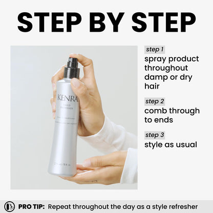 Kenra Professional Daily Provision Leave-In Conditioner | Hydrates, Detangles, & Adds Shine | Tames Frizz & Flyaways | Thermal Protection | Helps To Resist Humidity | All Hair Types | 8 fl. Oz