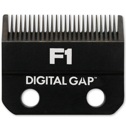 COCCO Digital Gap Graphene F1 Taper Fade Clipper Replacement Blade, Screw-Mounted, for COCCO Veloce & Hyper Veloce Clippers and Standard Blade Dimensions (45.5 mm Width, 18.0 mm Screw Distance)