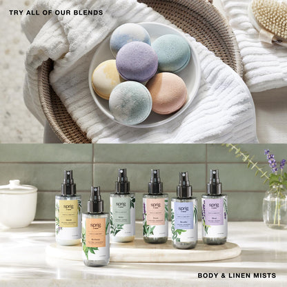 Sprig by Kohler Chamomile + Green Tea Bath Bomb, Hypoallergenic, Made with Natural Botanicals & Premium Skincare Ingredients (Shea Butter, Coconut Oil, & Kaolin Clay) to Calm and Sooth - Relax