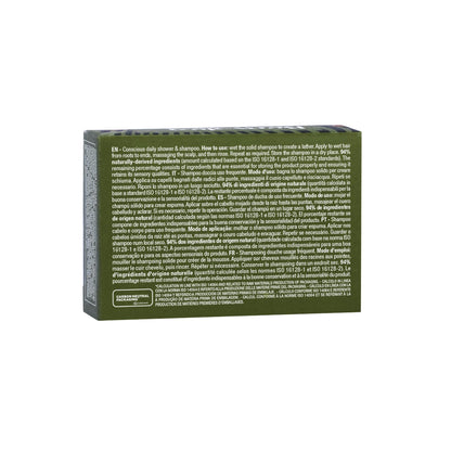 ALFAPARF MILANO Benvoleo Conscious Daily Shower and Shampoo Bar for All Hair Types - Clean, Vegan, Sustainable Hair Care - 3 in 1 Solid Shampoo - Hair, Face, Body - Natural Ingredients - 2.8 Oz.