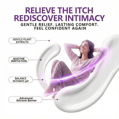 Anti-Itch Creme, Intimate Skin Moisturizer for Women, Natural Vulva Cream for Dryness, Dermatologist Recommended - NON Estrogen Cream