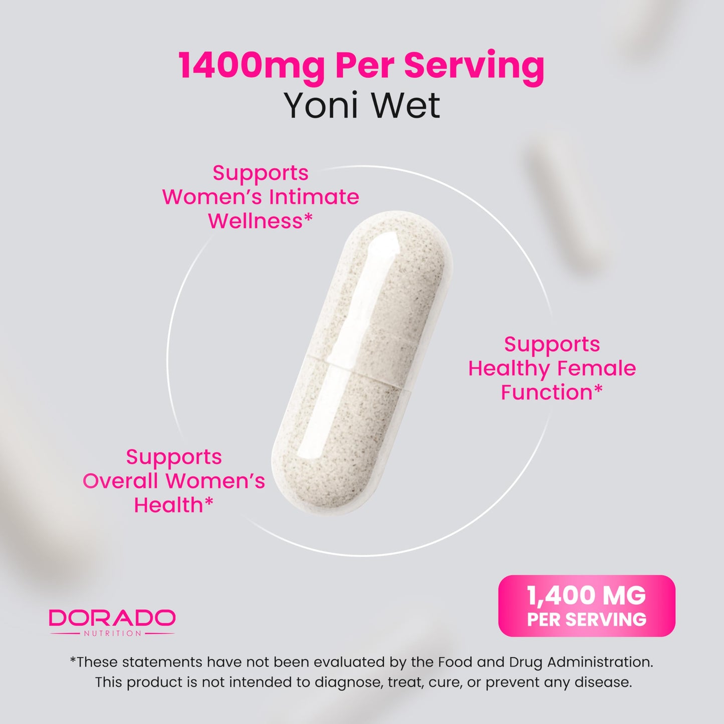 Vaginal Moisturizer & Dryness Supplement (150 Capsules) Support Vaginal Wetness & Health - Female Lubrication - Made in USA - Vegan, Non GMO, 3rd Party Tested - Best Product - 2.5 Month Supply