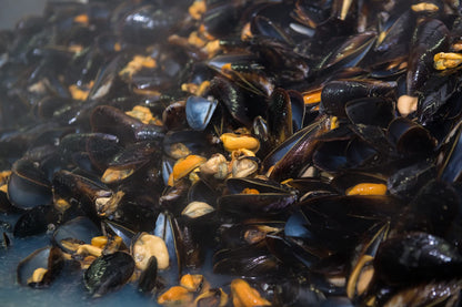 Matiz España Mussels in Extra Virgin Olive Oil & Apple Cider Vinegar | 3.92 oz. - 12 Pack | Handcrafted in Galicia, Spain | Sustainably Cultivated Mussels with Spices |