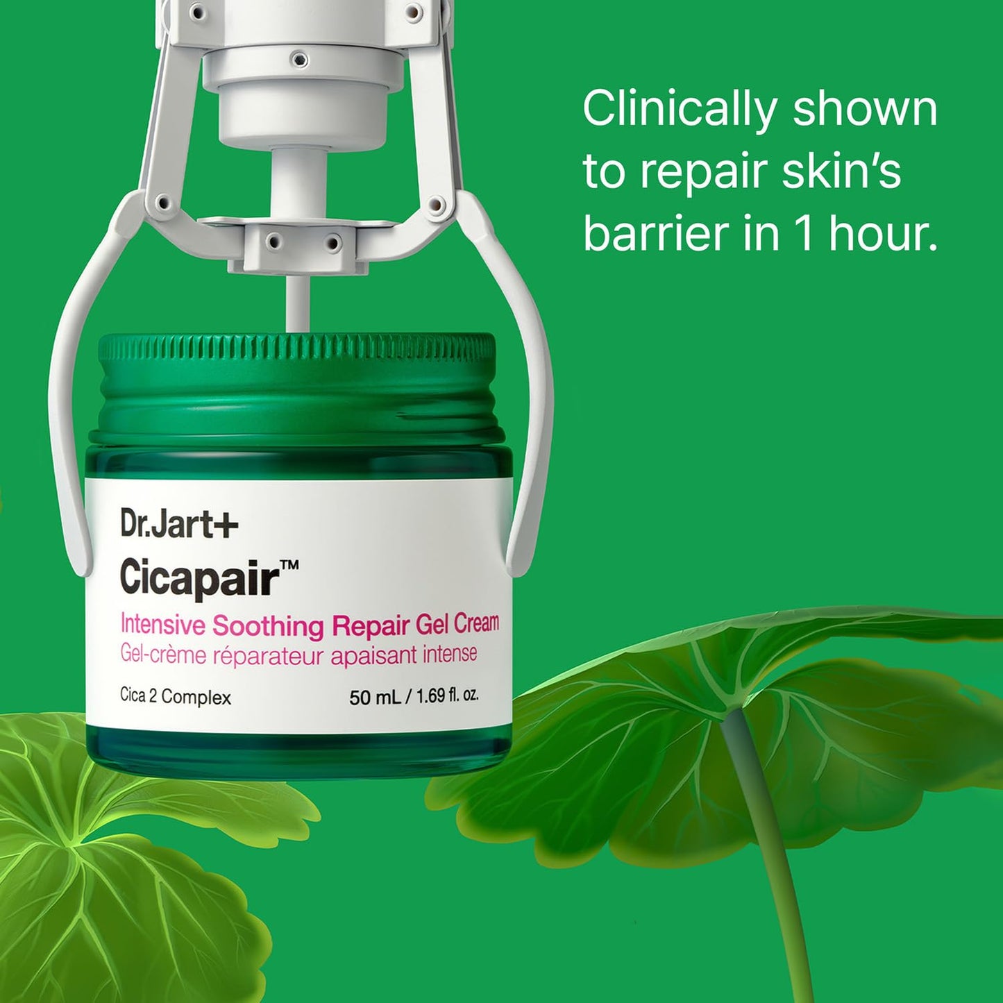 Dr.Jart+ Cicapair Cooling Gel Korean Face Moisturizer for Redness and Sensitive Skin with Centella Asiatica | Korean Skin Care, 1.69 Fl Oz