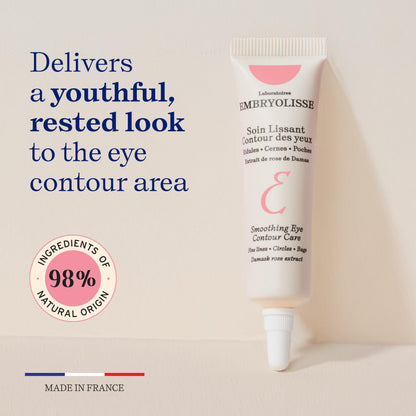Embryolisse Smoothing Eye Contour Care. Revitalizing Gel Cream Treatment. Reduce Fine Lines, Circles, Puffiness, 0.50 Fl Oz
